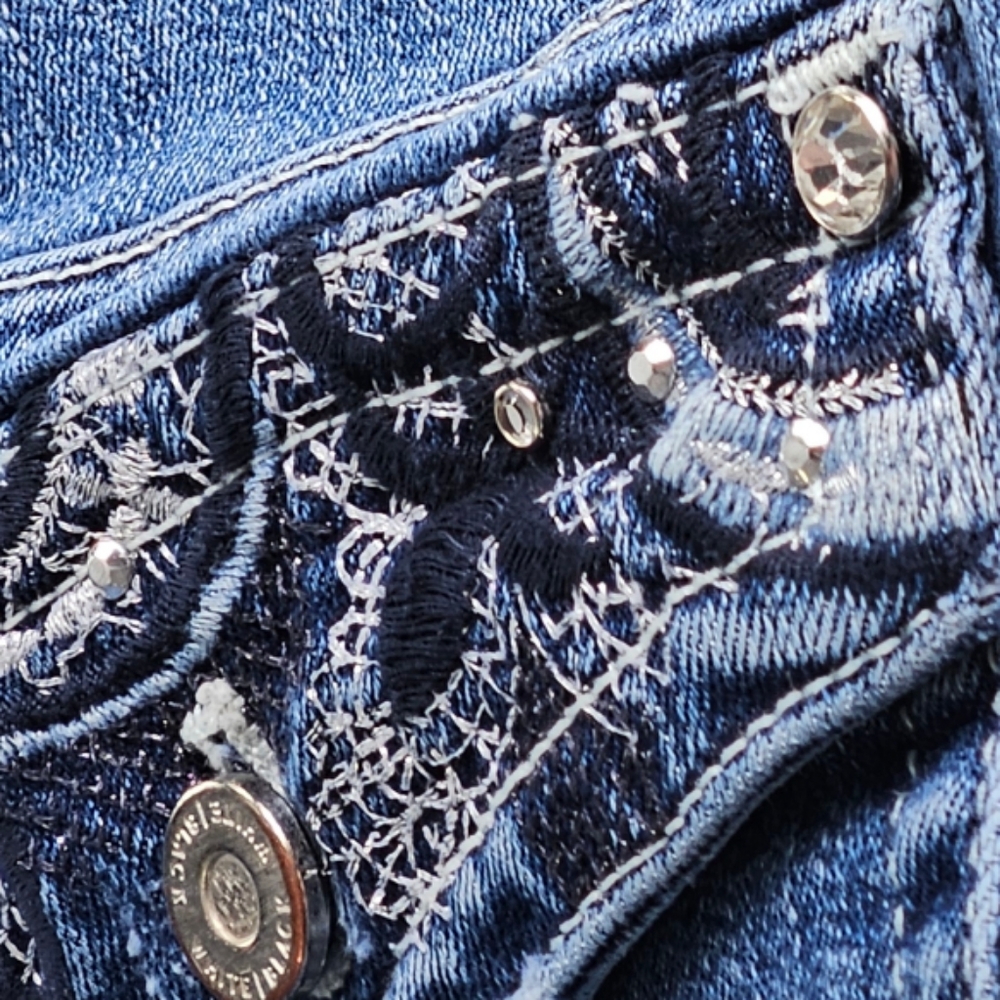 Black House White Market size 8 women's jeans, with bling! - Picture 5 of 13